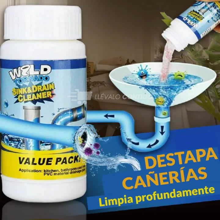 Wild Tornado™ destapa cañerías